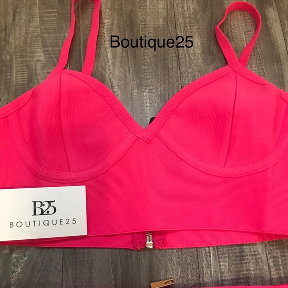 Pink Bandage Skirt Set - Picture 5 of 6